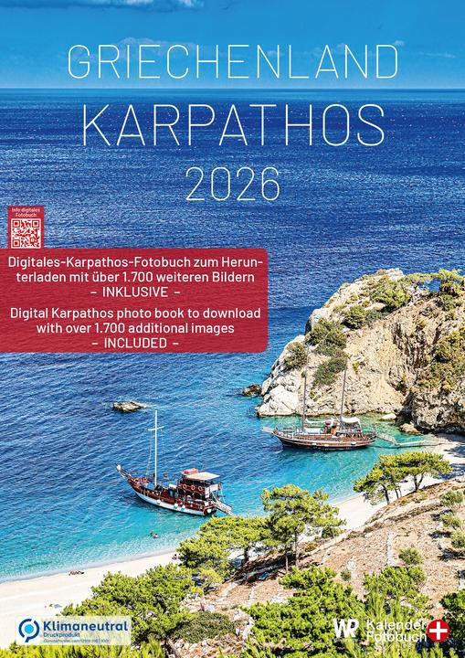 Immagine prodotto WR Kalender Griechenland - Karpathos 2026 A3 hochformat mit grossem Kalendarium für Deine Einträge (A3)