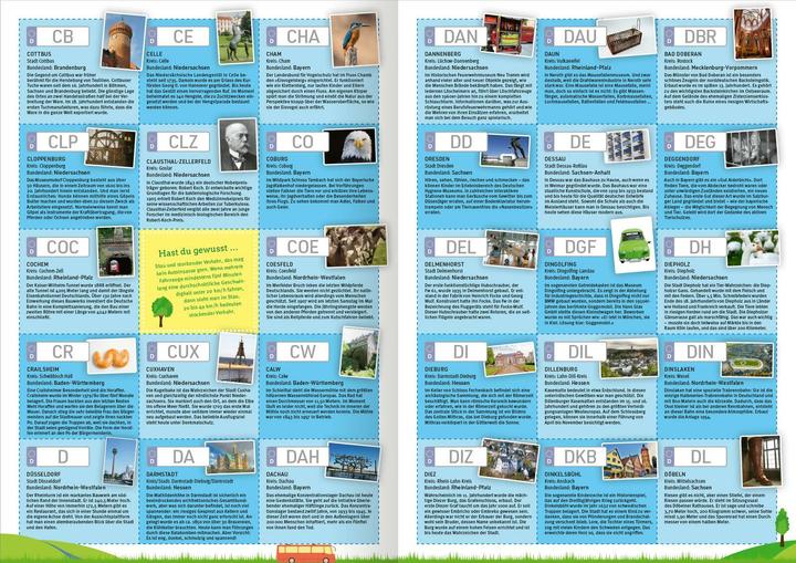 Produktbild Maas:Autokennzeichen - Alle bundesweite (650 Sticker)