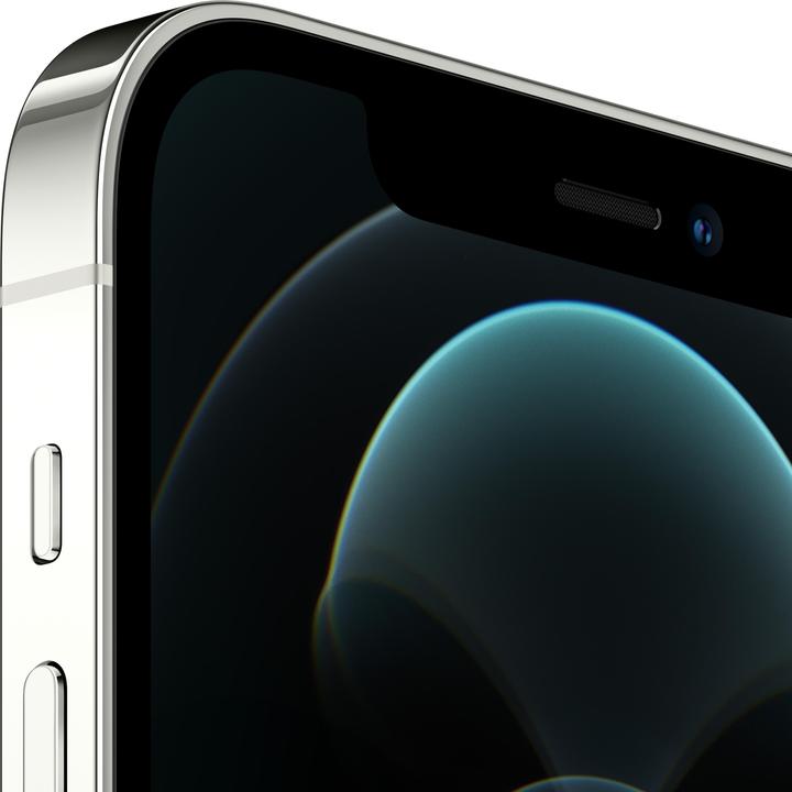 Produktbild Apple iPhone 12 Pro (128 GB, Silver, 6.10", SIM + eSIM, 12 Mpx, 5G)