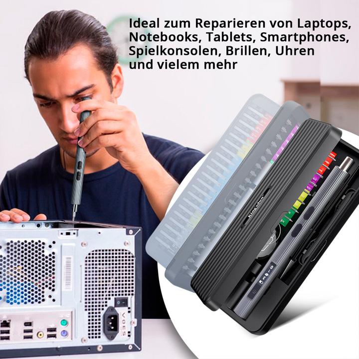 Produktbild Stahlwerk Präzisions-Schraubendreher Set EPS-58 ST 58-teiliges Akku Feinmechanik