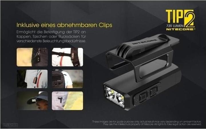Immagine prodotto Nitecore TIP 2 - 720 lumen (6.20 cm, 720 lm)
