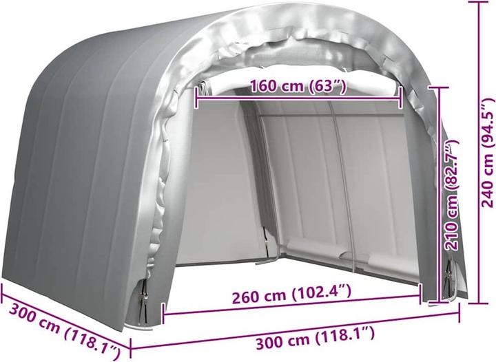Produktbild vidaXL Lagerzelt (38.55 kg)