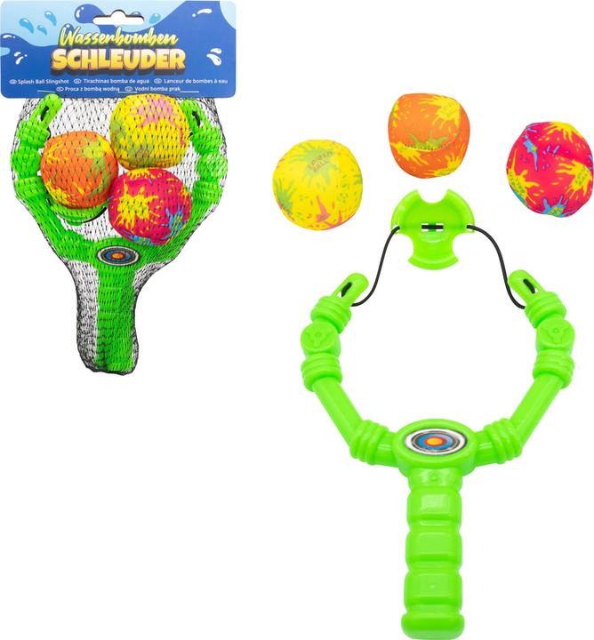 Actual product image Trendy Import Water ball slingshot set 3 water balloons D5cm
