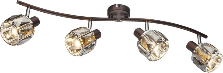 Produktbild Globo Strahler INDIANA, bronzefarben, Chrom, 54357-4 (E14)