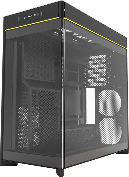 Actual product image Montech HS02 (schwarz, Tempered Glass x 2) (ATX, mATX, Mini-ITX)
