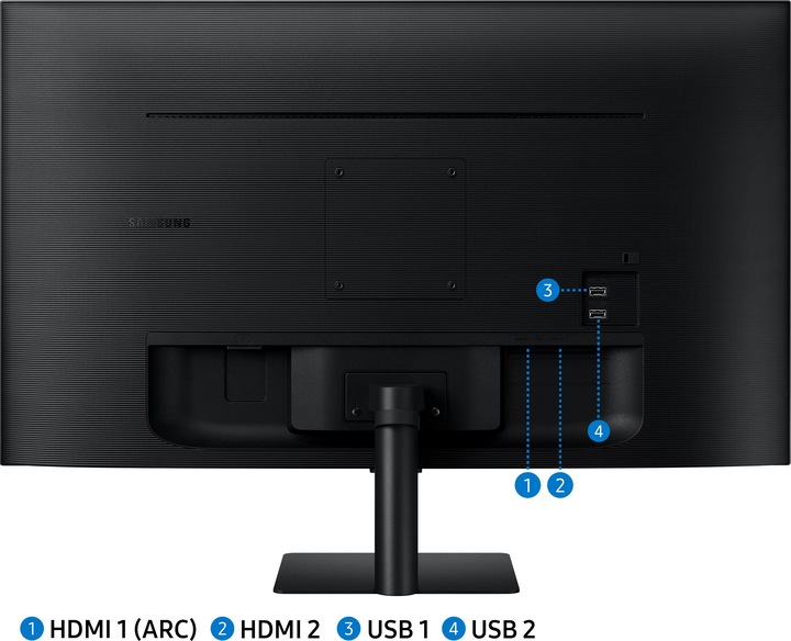 Produktbild Samsung LS32AM500NRXEN (1920 x 1080 Pixel, 32")