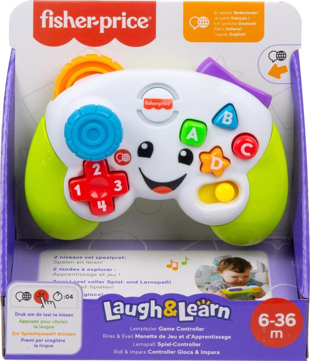 Fisher-Price Lernspass Spielcontroller (D, DU, F, I, E) (Deutsch, Niederländisch, Englisch, Französisch, Italienisch)