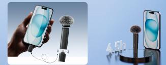 Image du produit Ulanzi WM 10 Portable In Line Microphone (version Apple)