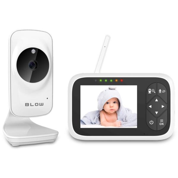 Blow, Monitor bebè, 78-956# Kamera elektroniczna niania z monitorem 3,2" lcd (Video e audio, 300 m)