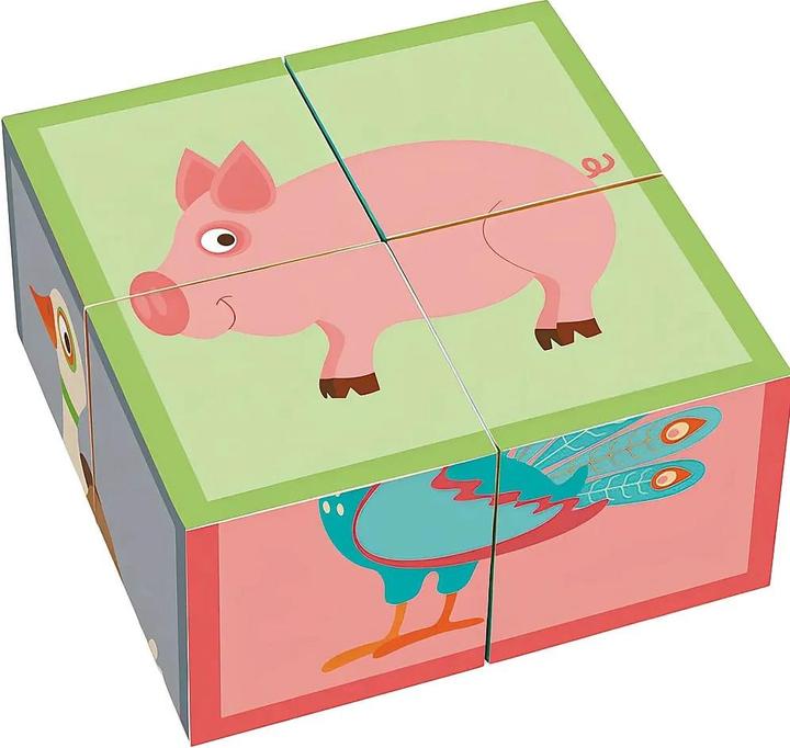 Image du produit Scratch Cubes puzzle ferme cubes (4 pièces)