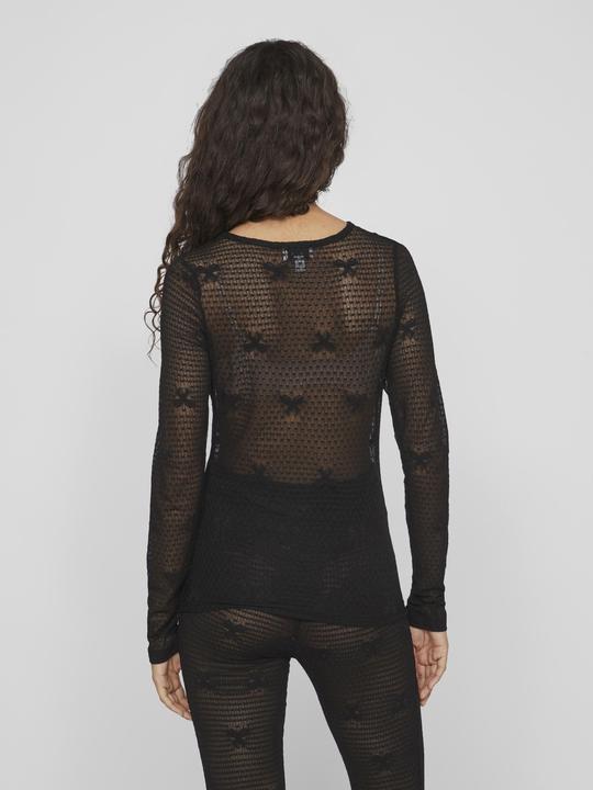 Actual product image Vila Bow-embellished top with long sleeves (L)