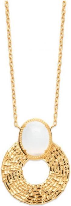 Image du produit Lara COLLIER Plaqué or - 40+2+3 - PIERRE DE LUNE