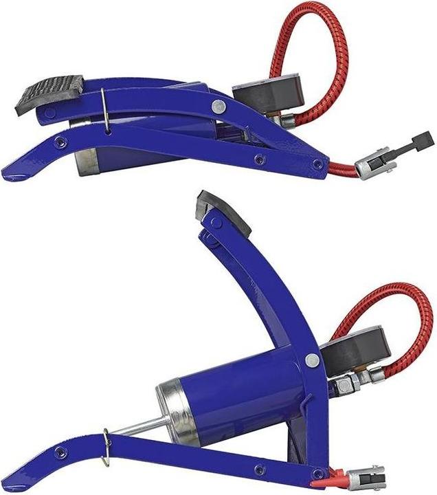 Produktbild ProPlus Fusspumpe Doppelzylinder mit Manometer