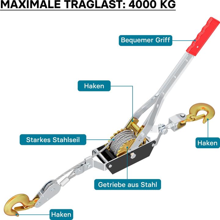 Produktbild Wiltec Handseilzug