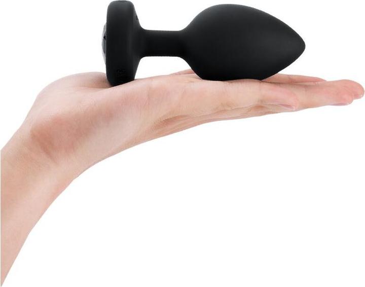 Actual product image B-Vibe Vibrating Jewel Plug XXL Black