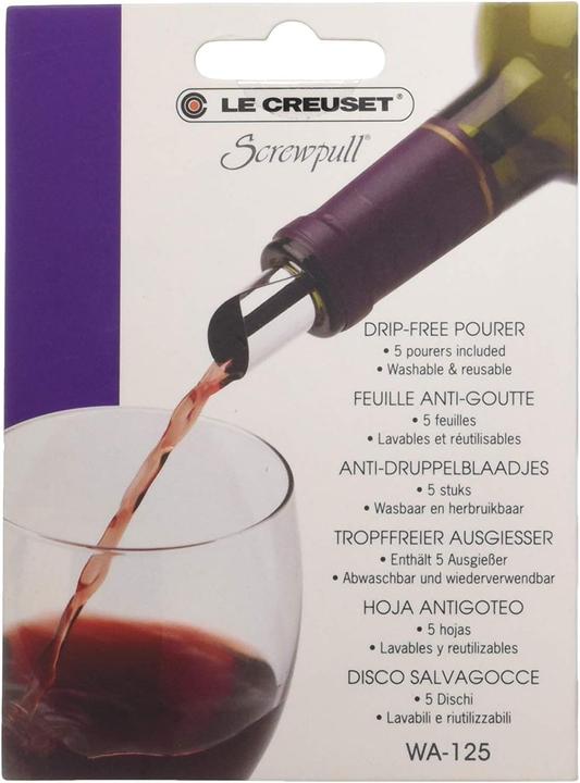 Produktbild Le Creuset Geschenkset mit Kellnermesser und Weinzubehör (Weinausgiesser)