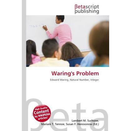 Waring's Problem, Fachbücher