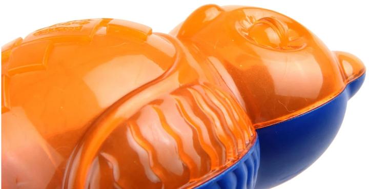 Immagine prodotto GiGwi Giocattolo per cani con funzione Push to Mute, palla, blu/arancione (Gioco da masticare per cani)