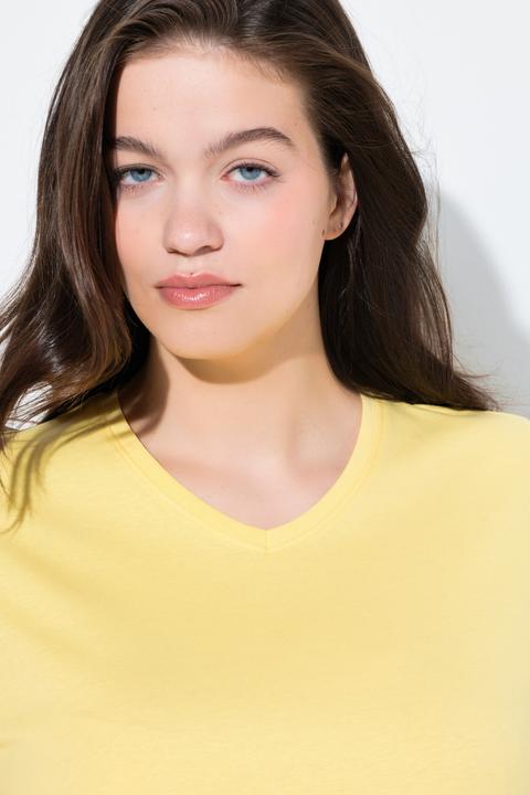 Actual product image Ulla Popken 2 Pack of Eco Cotton Basic Tees (56)