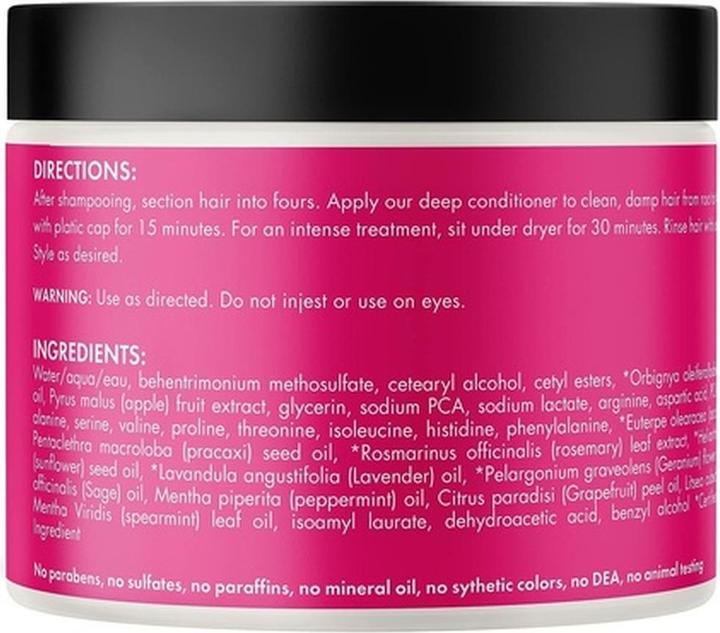 Nutritional values and ingredients Mielle Organics Babassu & Mint Deep Conditioner with Protein 227g