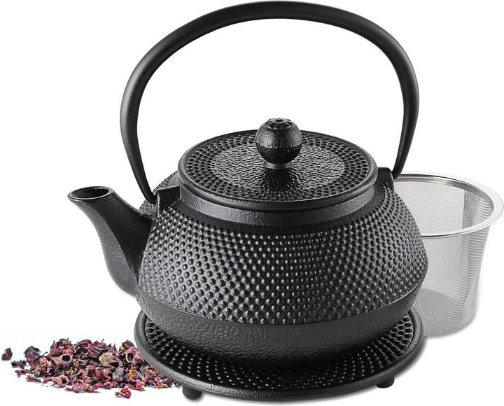 Actual product image Weis Cast Iron Teapot 0.7 Litre with Coaster 17942 (0.70 l)