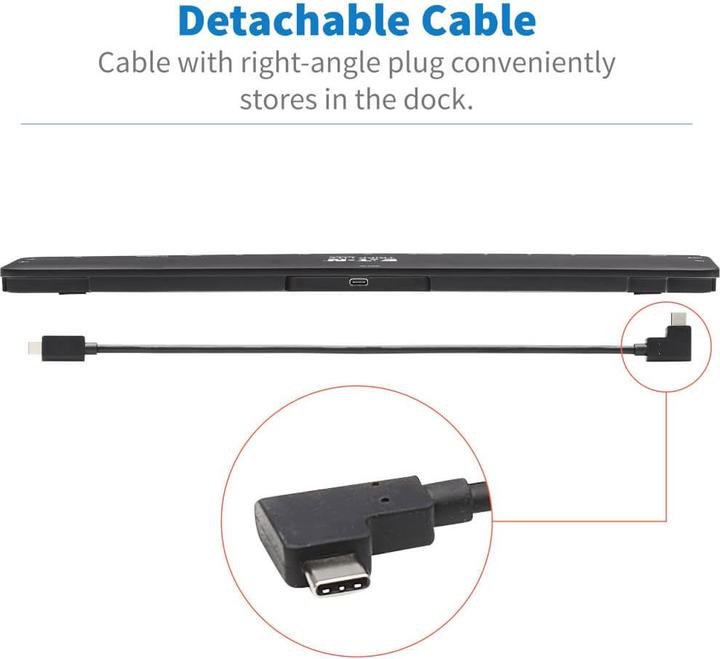 Produktbild Eaton USB-C Dock Triple Display 4K HDMI & DP VGA USB 3.2 Gen 1 USB-A/C Hub GbE 100W PD Cha (USB-C, 4 Ports)