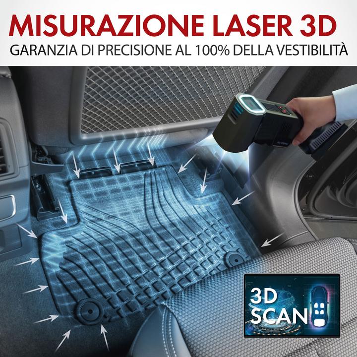 Actual product image Walser Premium Gummimatten Roadmaster für VW Touareg (CR7, RC8) 11/2017-Heute (2 front mats + 2 rear mats)