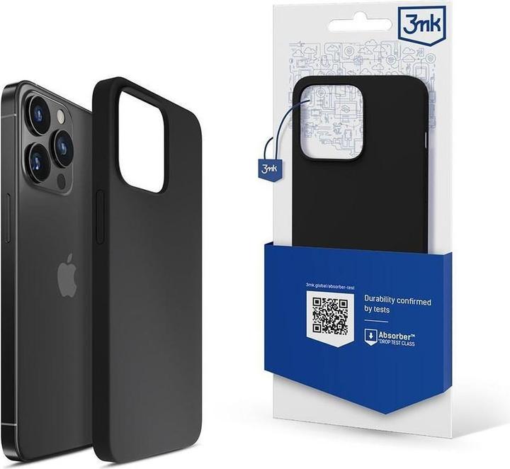 Actual product image 3MK Silicone Case for Samsung Galaxy A35 5G - Black (Samsung Galaxy A35)