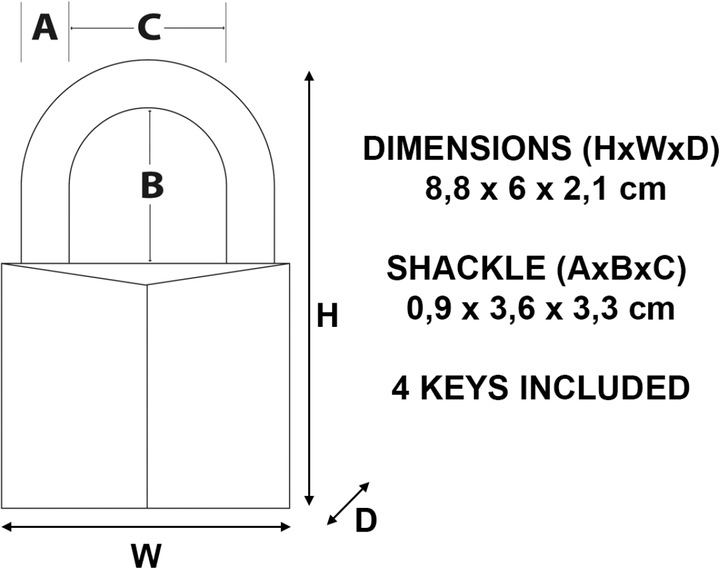 Actual product image Master Lock 2960eurd