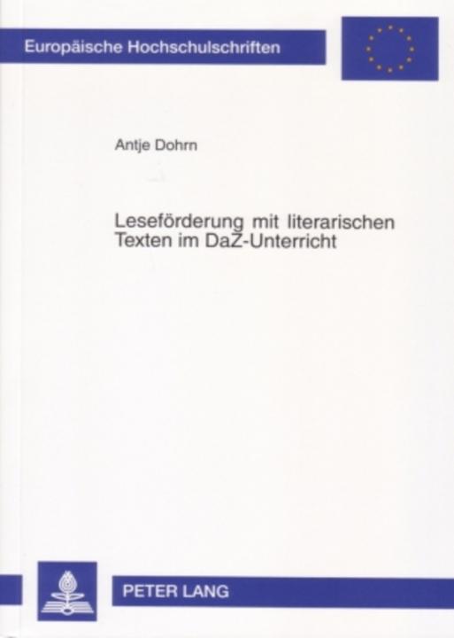 Produktbild Leseförderung mit literarischen Texten im DaZ-Unterricht (Deutsch, 2006)