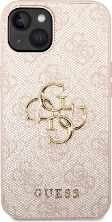 Produktbild Guess GUHCP14S4GMGPI iPhone 14 6,1" różowy/pink hardcase 4G Big Metal Logo (Apple iPhone 14)