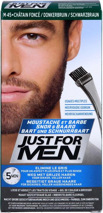 Image du produit Just For Men Gel de soin Brush-In-Color brun noir, 28.4 ml de gel (28.40 ml)