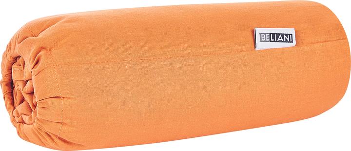 Produktbild Beliani Spannbettlaken Baumwolle orange 140 x 200 cm JANBU (140 x 200 cm)