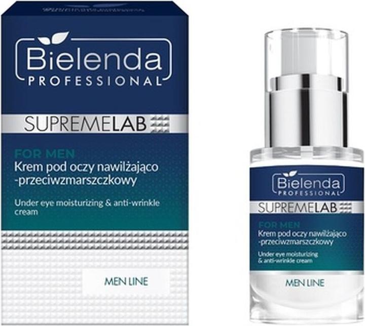 Bielenda Professional Supremelab Men Line Moisturizing And Anti-Wrinkle Eye Cream 15Ml (Augenpflege Gel, 15 ml, Tag)