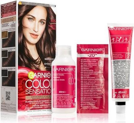 Produktbild Garnier Color Sensational Intense Permanent Colour Cream 4.15 Ice Mahogany (4.15 Icy Mahogany)