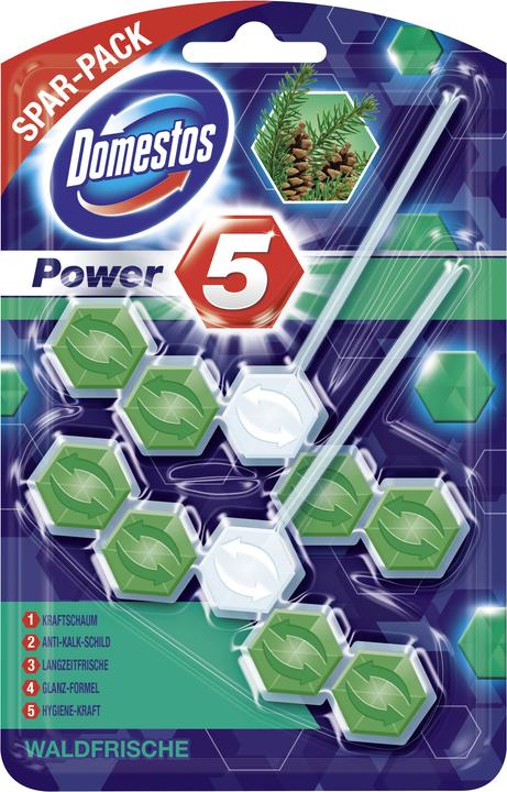 Actual product image Domestos Power 5 Forest Fresh Duo Pack