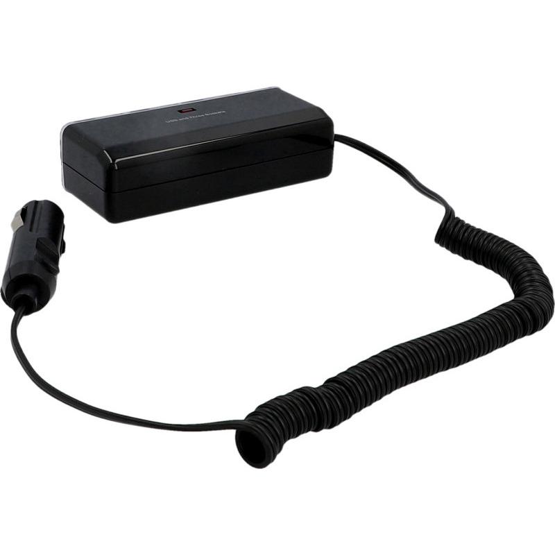 Cartrend Ladesteckdose 3- Port mit USB, Auto Adapter