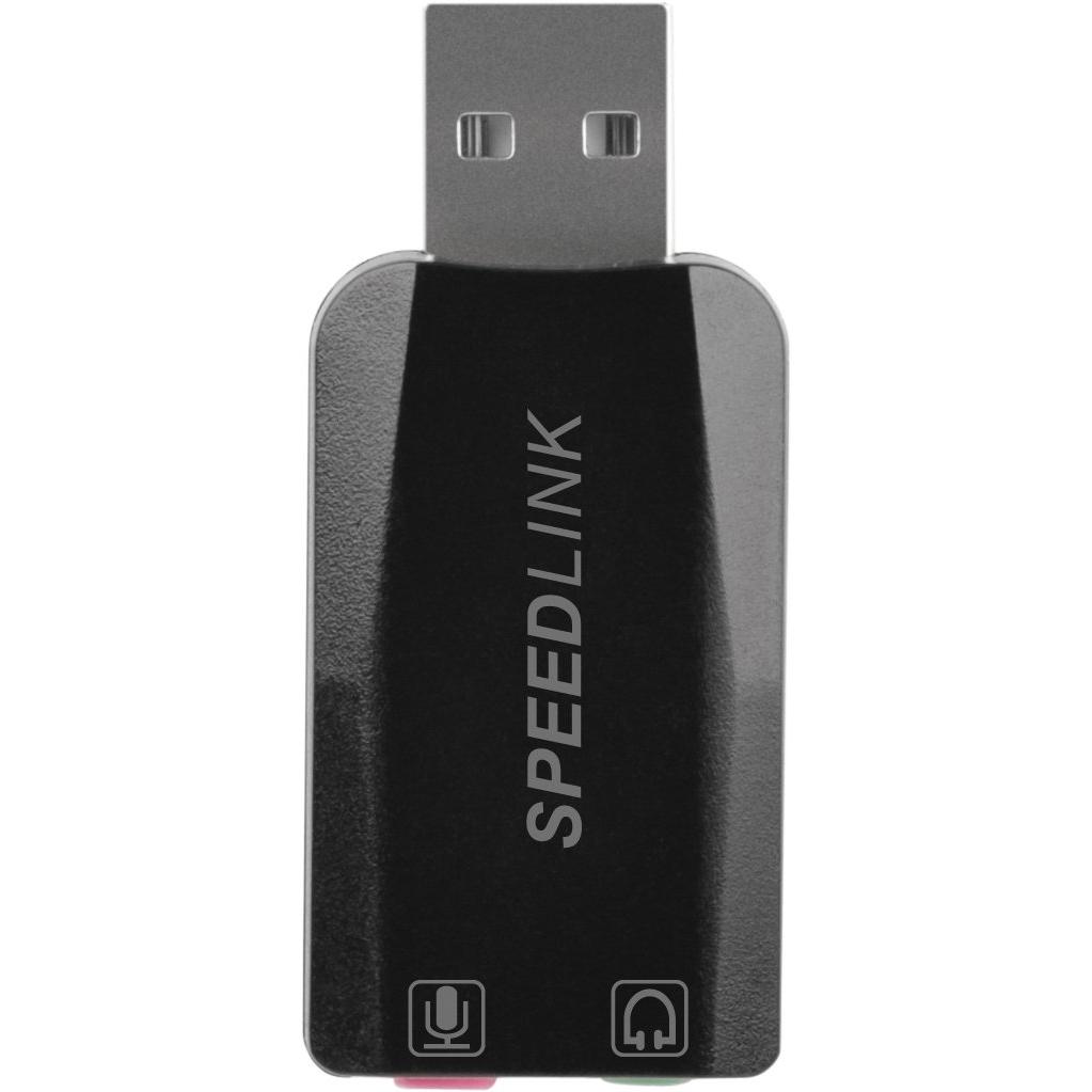 Speedlink Vigo (USB), Soundkarte, Schwarz