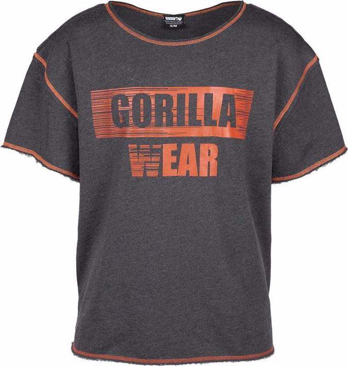 Produktbild Gorilla Wear Wallace Workout Top Grau/Orange (S, M)