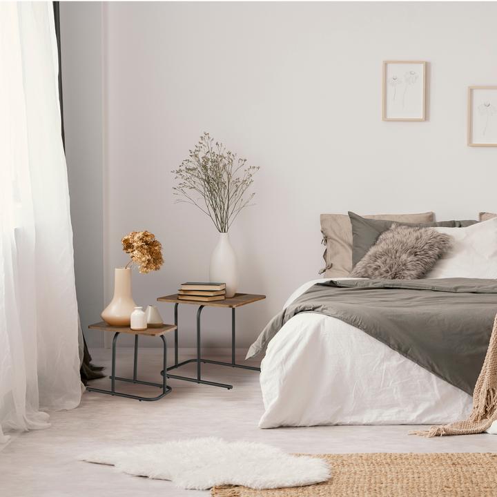 Image du produit Relaxdays ensemble de 2 tables d'appoint