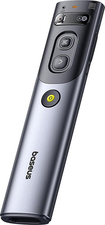 Baseus Pointeur laser Orange Dot avec IA et traduction automatique - Gris (avec batterie)