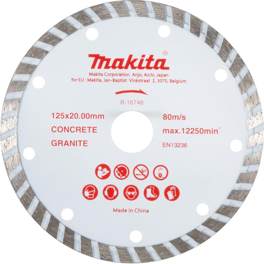 Makita, Schraubenzieher, B-16748 Diamantscheibe 125X20 MM, NASSSCHNITT