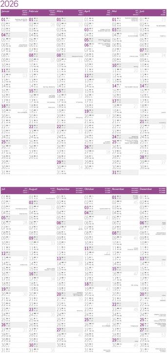 Produktbild Naturwunder Deutschland Kalender 2026 - 30x30