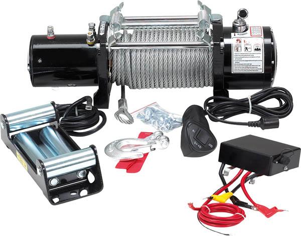 HP Autozubehör Motor-Seilwinde Profi, 13.000 kg mit Funkfernbedienung