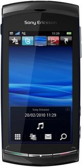 Sony Ericsson Vivaz - Cosmic Black (75 Go, Bleu, Noir, 3.20", 8 Mpx, 3G)