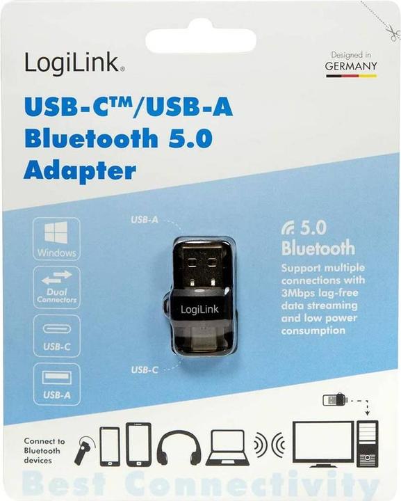 Immagine prodotto LogiLink BT0054 Ricevitore musicale Bluetooth Grigio (Trasmettitore e ricevitore)