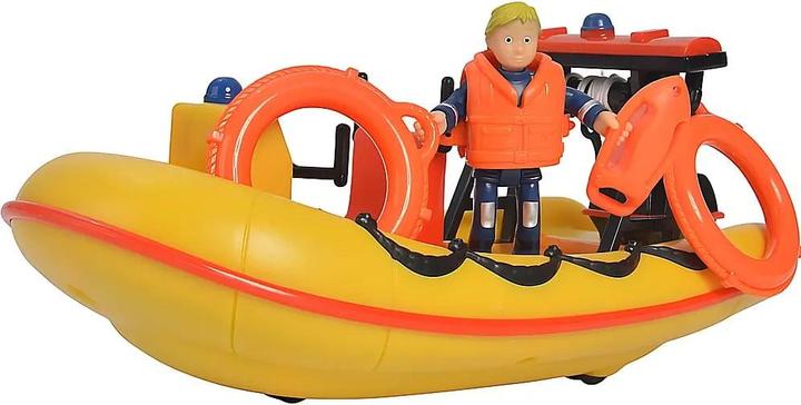 Actual product image Simba Fireman Sam Neptune Lifeboat with Figure