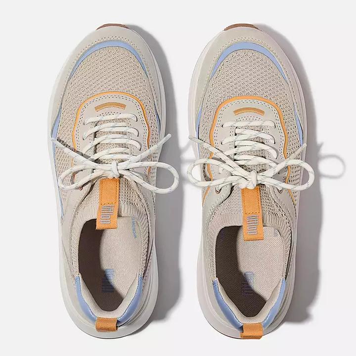Image du produit Fitflop F-Mode Suede/Knit Flatform Slip-On Laced (38)