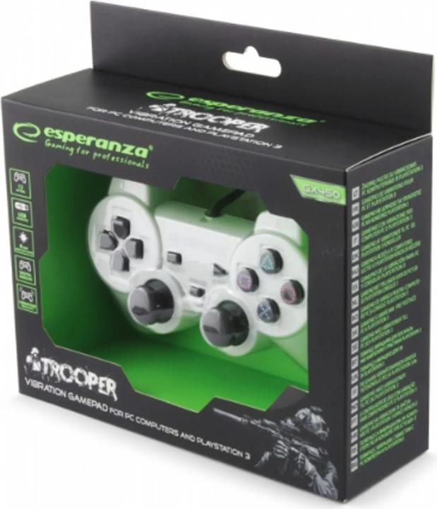 Produktbild Esperanza EGG107W Gamepad (PC, PS3)