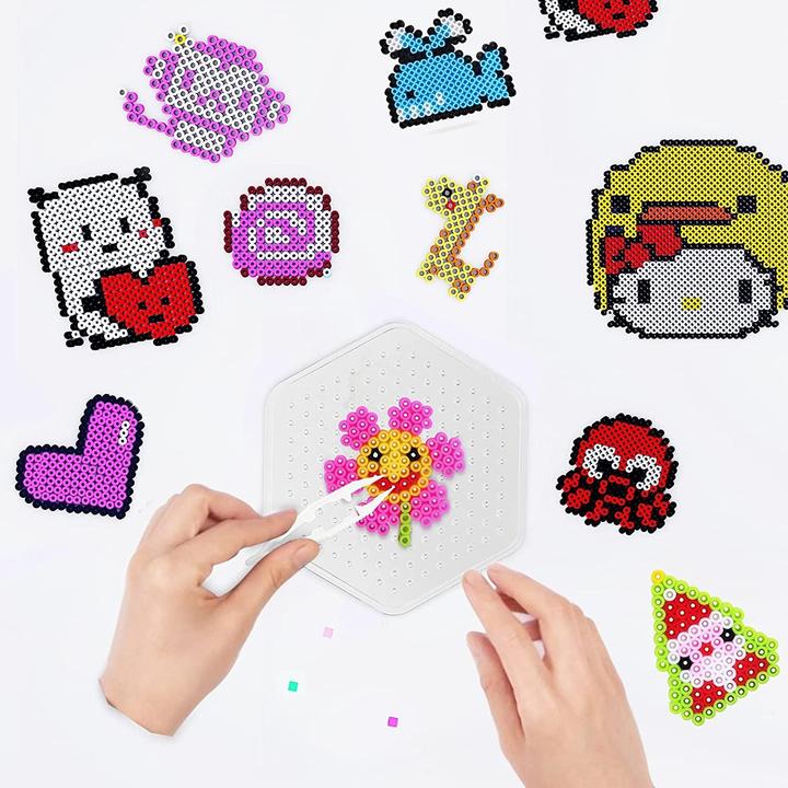 Actual product image I Am Creative Bügelperlen Steckperlen Kit, Bastelset 5mm 4300 Stück